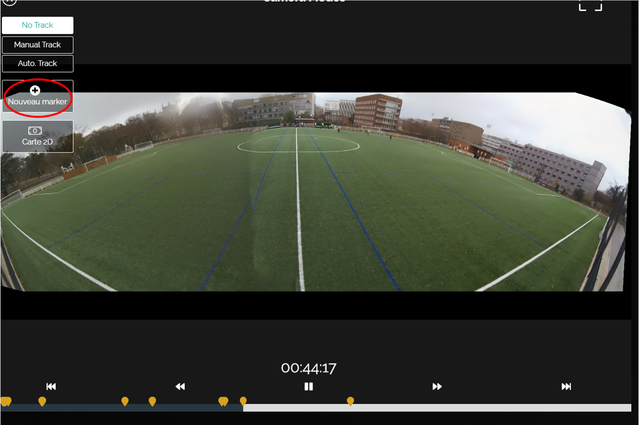 Filmer caméra match football analyse logiciel